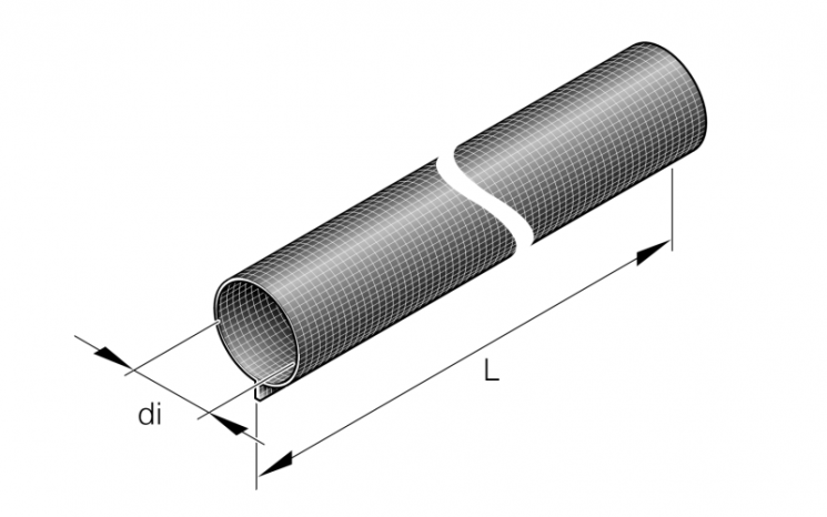 Изоляция для выхлопа  30mm L=150mm (стеклоткань) купить в Иркутске